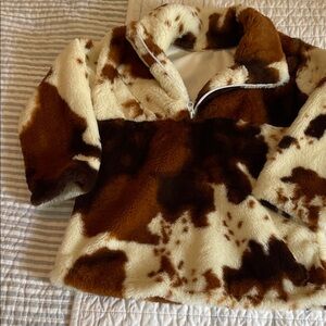 Cozy Brown and Cream Kids Jacket